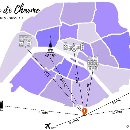 Apartment Maison De Charme - Parking Gratuit Pres De Paris & Metro